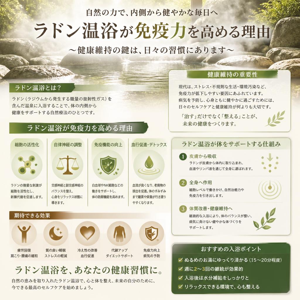 免疫力アップで健康維持