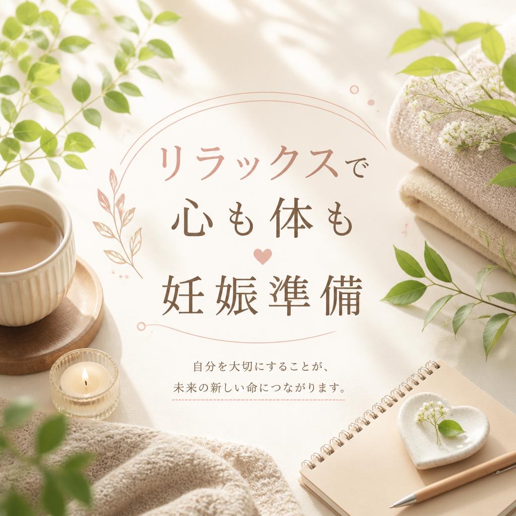 リラックスで心も体も妊娠準備