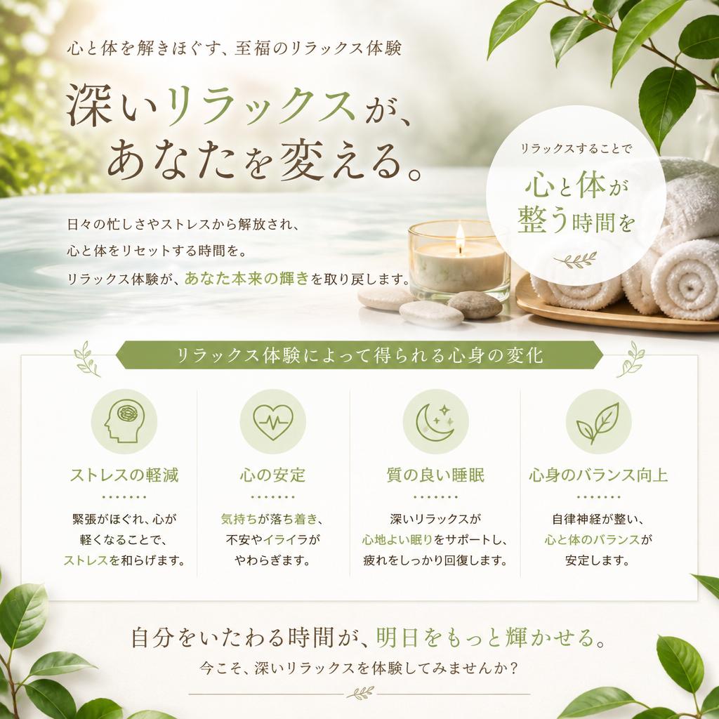 5. 心身のリラックス体験