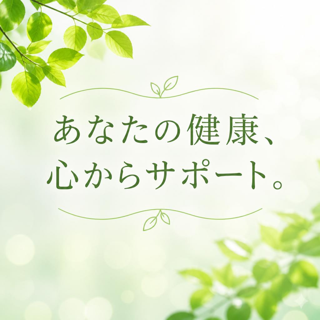 あなたの健康、心からサポート。