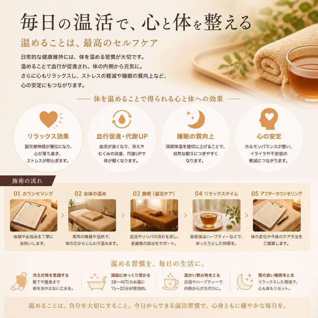 健康維持と精神的健康のために