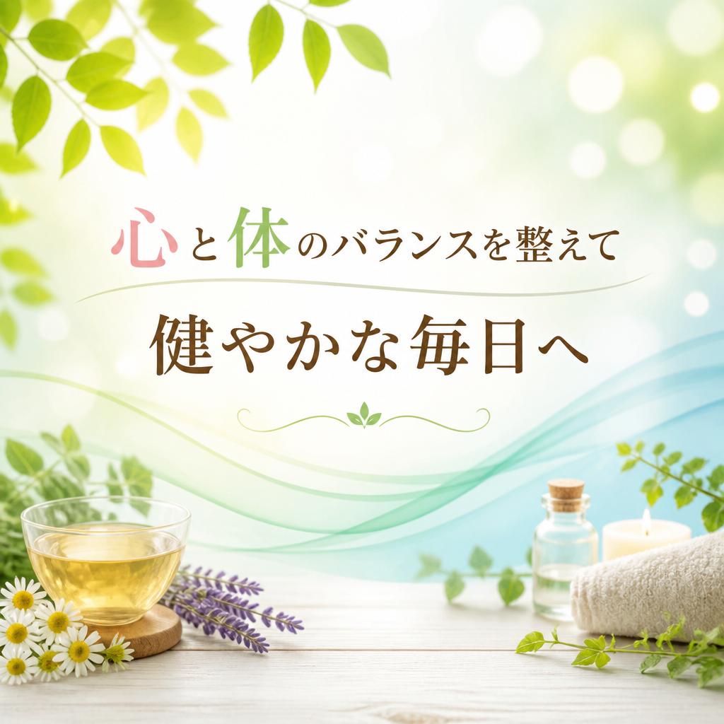 心と体のバランスを整えて健やかな毎日へ